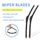 Gavimnal 2817 Silicone Wiper Blades Replacement For Nissan Altima 20072015Maxima 20092014AllSeason Front Windshield Wiper BladesSet of 2