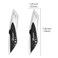 JSCARLIFE 1 Pair Car Windscreen Wiper Stand Windshield Wiper Wing Blade Spoiler Black