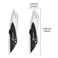 JSCARLIFE 1 Pair Car Windscreen Wiper Stand Windshield Wiper Wing Blade Spoiler Black