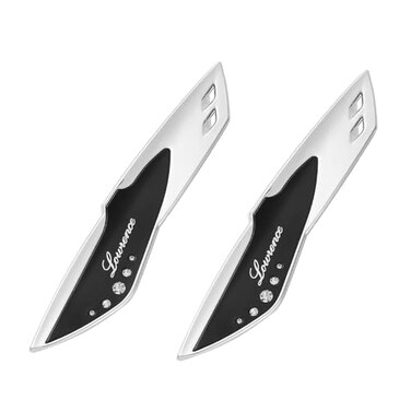 JSCARLIFE 1 Pair Car Windscreen Wiper Stand Windshield Wiper Wing Blade Spoiler Black
