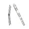 BMW 61617469820 Front Wiper Blade Set for G01 X3 G02 X4