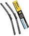5 PLUS Silicone 22 Inch Wiper Blades 2 Pack Replacement For CHEVY Silverado 20132008 Tahoe 20142007GMC Sierra Yukon 20132008 Automotive Replacement Windshield Wipers With Water Repellent