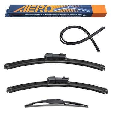 AERO Wipers Replacement for Honda CRV CRV 2026 2025 2024 2023 2419 Front 10 Rear Premium AllSeason Windshield Wiper Blades with Extra Squeegee Refills Set of 3