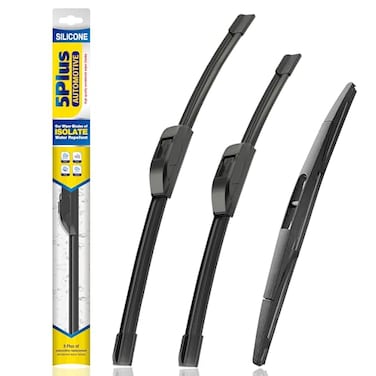 5 PLUS Silicone Windshield Wipers Replacement for 20172022 HONDA CRV CRV Wiper BladesSet of 3Automotive Replacement Windshield Wiper Blades For My Car261712