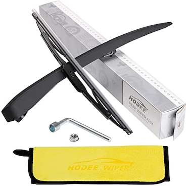 HODEE Rear Wiper Arm Blade KitExactFit Replacement for Cadillac SRX 1018CTS 1014OEMStyle FitEasy Install in MinutesComplete Hardware Included CapNutStreakFree WiperOE25937776