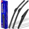 Rooppa 3 wipers Replacement for 20132018 Toyota RAV4 Windshield Wiper Blades Original Equipment Replacement 261610 Set of 3 UJ HOOK
