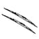 JustCar OEM QUALITY 20 19 Premium AllSeasons Durable Stable And Quiet Metal Frame Windshield Wiper BladesSet of 2