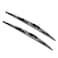 JustCar OEM QUALITY 20 19 Premium AllSeasons Durable Stable And Quiet Metal Frame Windshield Wiper BladesSet of 2
