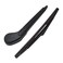 HOSAIRY Rear Wiper Arm Blade Set for Ford Focus 20122018 hatchback SE ST RS Rear Windshield Wiper Arm Blade Assembly CV6Z17526C