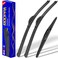Rooppa 3 wipers Replacement for 20162021 2022 Honda Pilot Windshield Wiper Blades Original Equipment Replacement 262414 Set of 3 UJ HOOK