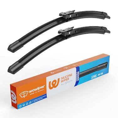 WOWIPER Silicone Wiper Blades 28 28 Automotive Replacement Windshield Wiper Blades for Ford Escape 20192013Focus 20182012Edge 20202015 OEM Quality Wipers for Front WindshieldSet of 2