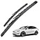 AYWSTC Wiper Blades Replacement for Tesla Model X 20162021 with Integrated Washing 2818 Original Factory Quality Silicone Windshield Wiper Blades Set Top Lock