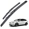 AYWSTC Wiper Blades Replacement for Tesla Model X 20162021 with Integrated Washing 2818 Original Factory Quality Silicone Windshield Wiper Blades Set Top Lock
