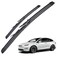 AYWSTC Wiper Blades Replacement for Tesla Model X 20162021 with Integrated Washing 2818 Original Factory Quality Silicone Windshield Wiper Blades Set Top Lock
