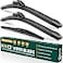 KVQ Windshield Wiper Blades Replacement for Mazda CX3 CX3 2016 2017 2018 2019 2020 2021Original Equipment Replacement Front Rear Wiper Blade Set 22 19 10 Set of 3