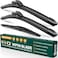 KVQ Windshield Wiper Blades Replacement for Mazda CX3 CX3 2016 2017 2018 2019 2020 2021Original Equipment Replacement Front Rear Wiper Blade Set 22 19 10 Set of 3