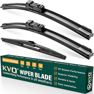 KVQ Windshield Wiper Blades Replacement for Toyota CHR CHR 2018 2019 2020 2021 2022 Original Factory Quality Front Rear Wiper Blade Set 26 16 14 Set of 3