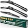 KVQ Windshield Wiper Blades Replacement for Toyota CHR CHR 2018 2019 2020 2021 2022 Original Factory Quality Front Rear Wiper Blade Set 26 16 14 Set of 3