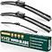 KVQ Windshield Wiper Blades Replacement for VW Volkswagen Tiguan 20072015 2016 2017Original Equipment Replacement Front Rear Wiper Blade Set 24 21 13 Set of 3
