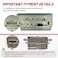 RED WOLF 24Pin Radio Backup Camera THarness Fit for 20142019 Toyota 4Runner Highlander Sienna Add on Aftermarket Reverse Camera to Factory OEM Stereo Display Navigation