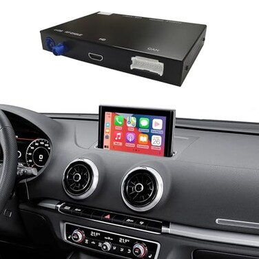 ninetom Ninetom Wireless CarPlay Android Auto Retrofit Kit Compatible with 20132018 Audi A3S3 Carplay Module Receiver Box Support Navigation Maps Music Mirroring Camera