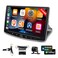 EKAT 2G64G 10 inch Android 13 Single Din Touch Screen Car Stereo Rotatable Carplay Radio with WiredWireless Carplay Android Auto HiFiBluetoothSWCGPSAHD Backup Camera