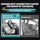 FEINEPRO RAV4 Seat Covers for Toyota RAV 4 2013 2014 2015 2016 2017 2018 Gas XLE Limited Platinum Adventure SE 20162018 not for LE Hybrid Faux Leather Car Seat Covers Full Set Black