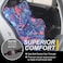 LoyaGour Back Seat Cover for Car Trucks Van SUVWaterproof Rear Bench Towel Seat Covers for Dogs and KidsAutomotive Backseat Protector Dinosaur