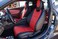 Iggee 20102015 Chevy Camaro BlackRed Artificial Leather Custom fit Front seat Cover