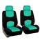 FH Group Car Seat Covers Front Set in Cloth Car Seat Covers for Low Back Car Seats with Removable HeadrestUniversal FitAutomotive Seat CoversWashable Car Seat Cover for SUVSedanVan Mint