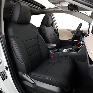 EKR Corolla Seat Covers Custom Fit for Toyota Corolla 2014 2015 2016 2017 2018 2019 LLE Series SedanLeather Car Seat Cover Full Set for SUVFaux LeatherBlack