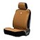 Carhartt Universal Nylon Duck Canvas Fitted Bucket Seat Cover Durable Seat Protection with Rain Defender Single Brown