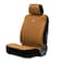 Carhartt Universal Nylon Duck Canvas Fitted Bucket Seat Cover Durable Seat Protection with Rain Defender Single Brown