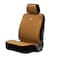 Carhartt Universal Nylon Duck Canvas Fitted Bucket Seat Cover Durable Seat Protection with Rain Defender Single Brown