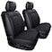 YIERTAI Dodge RAM Seat Covers Fit for 20092023 2024 2025 2026 150025003500HD Pickup Front Seats Only Crew Double Cab Quad Cab Waterproof Leather Seat Covers2 PCS Front onlyBlack