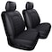 YIERTAI Dodge RAM Seat Covers Fit for 20092023 2024 2025 2026 150025003500HD Pickup Front Seats Only Crew Double Cab Quad Cab Waterproof Leather Seat Covers2 PCS Front onlyBlack