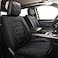 JOJOBAY Car Seat Covers for Dodge Ram 2 Pcs FrontFit Ram 20092026 150025003500 Pickup TruckCrewRegularQuadMega CabWaterproof Leather Automotive Seat Covers 2 PCS FrontBlack