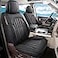 Truckiipa Dodge Ram Seat Covers Front Pair Car Seat Cover Waterproof Leather Protector Pickup Truck Accessories Full Coverage Custom Fit for 20022025 Ram 1500 2500 3500 RegularDouble Cab Black