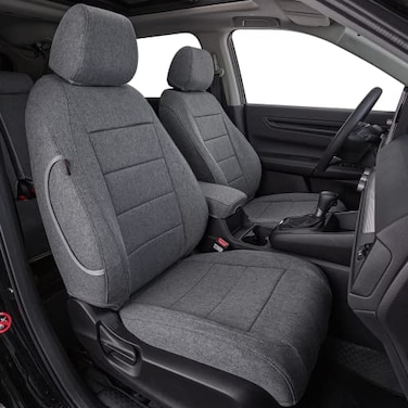 coverdream HRV Seat Covers Full Set for Honda HRV EXEXL 2016 2017 2018 20162020 2021 2022 LXFully CoveredUV Resistant Breathable Polyester Seat Protector Gray