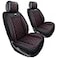 Aierxuan Chevy Chevrolet Silverado GMC Sierra Front Seat Covers Pickup Custom Fit 20072026 1500 2500HD 3500HD Crew Double Extended Cab Waterproof Leather Protectors 2 PCS Front BlackRed