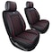 Aierxuan Chevy Chevrolet Silverado GMC Sierra Front Seat Covers Pickup Custom Fit 20072026 1500 2500HD 3500HD Crew Double Extended Cab Waterproof Leather Protectors 2 PCS Front BlackRed