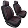 Aierxuan Chevy Chevrolet Silverado GMC Sierra Front Seat Covers Pickup Custom Fit 20072026 1500 2500HD 3500HD Crew Double Extended Cab Waterproof Leather Protectors 2 PCS Front BlackRed