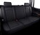 Aierxuan Back Seat Covers Compatioble with Chevy Silverado GMC Sierra Pickup Custom Fit 20072026 1500 2500HD 3500HD Crew Double Extended Cab Waterproof Leather Split Bench Rear SeatBlack