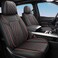 FREESOO Seat Covers for Dodge Ram 20192026 Ram 1500 Crew Quad Regular Cab 20112026 2500 3500 Mega Cab Bighorn Longhorn Laramie Tradesman with Flat Bench Black Red