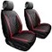 Tomatoman Car Seat Covers Compatible with Nissan Frontier Pathfinder Sentra Maxima Versa Xterra Altima XTrail Rogue Armada Cube Juke Kicks Leaf for Most Cars2PCS FrontBlack Red