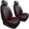 Tomatoman Car Seat Covers Compatible with Nissan Frontier Pathfinder Sentra Maxima Versa Xterra Altima XTrail Rogue Armada Cube Juke Kicks Leaf for Most Cars2PCS FrontBlack Red