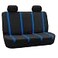 FH Group Car Seat Covers Rear Set Cloth Car Seat Covers with Removable HeadrestUniversal FitAutomotive SeatCoversWashable Car SeatCover for SUVSedanVan Blue