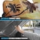 Carbella BDK Golden Sunset Beach Front Windshield Sun Shade Accordion Folding Cute Car Window Shades for Truck Car Sunshade Shield for Sun UV Rays Visor Protector Keeps Your Vehicle Cool 58 x 27 inche