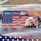 DaisyInner Windshield Sun Shade Compatible with Jeep Jk Jku Jl Jlu 19972023 and Compatible with Gladiator Jt 20202023 Foldable Windshield Sunvisor Blocks UV Rays American Flag 16 5 x 52 5