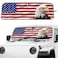 DaisyInner Windshield Sun Shade Compatible with Jeep Jk Jku Jl Jlu 19972023 and Compatible with Gladiator Jt 20202023 Foldable Windshield Sunvisor Blocks UV Rays American Flag 16 5 x 52 5